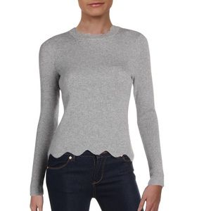 Aqua Grey 100% Cashmere Sweater